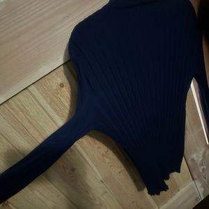 Belldini Rhinestone sweater w full rhinestone zipper & pull GORGEOUS Sz XL